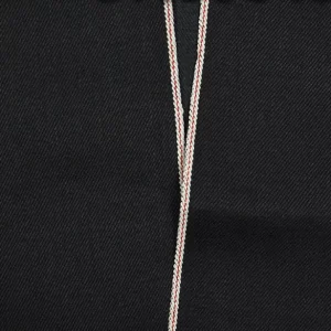 12 oz Black Stretch Selvedge Denim Fabric Wholesale Summer Selvedge Denim Material Suppliers W284526 1