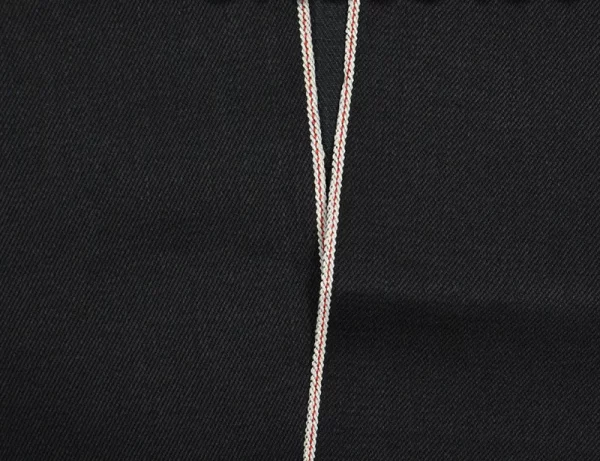 12 oz Black Stretch Selvedge Denim Fabric Wholesale Summer Selvedge Denim Material Suppliers W284526 - Image 2