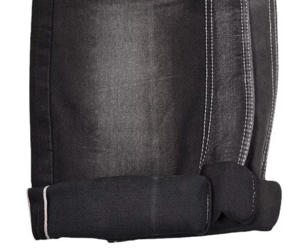 12 oz Black Stretch Selvedge Denim Fabric Wholesale Summer Selvedge Denim Material Suppliers W284526 2