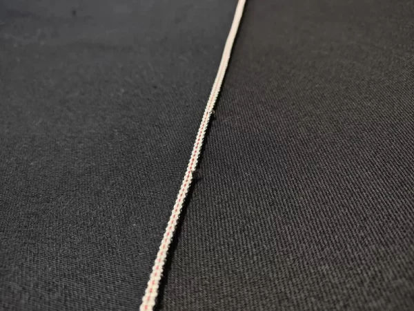 13 8oz Stretch Black Selvedge Denim Material Suppliers Premium Selvage Elastic Jeans Fabric Manufacturers Free Ship
