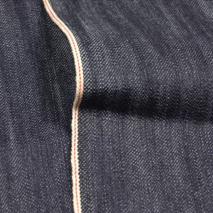 15 6oz Heavy Slub Dry Selvedge Denim Fabric Designer s Rough Selvage Jean Jacket Material By