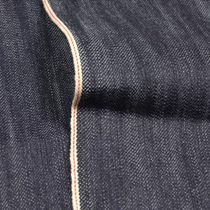 15.6oz Heavy Slub Dry Selvedge Denim Fabric Designer’s Rough Selvage Jean Jacket Material By The Yard Wholesale Free W382135