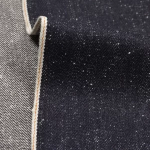 15oz Neppy Yarns Stiff Selvage Jean Jacket Material Affordable Selvedge Denim Wholesale Fabric Drop Ship And