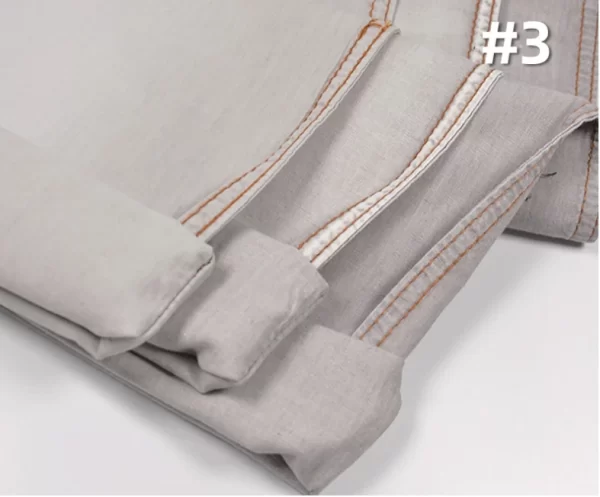 4 2 Oz Grey Skinny Jeans Fabric Manufacturers Summer Denim Shirting Ring spun Cotton Denim Shorts 2