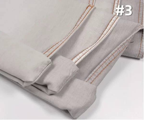 4.2 Oz Grey Skinny Jeans Fabric Manufacturers Summer Denim Shirting Ring-spun Cotton Denim Shorts Cloth Wholesale W189112 - Image 3
