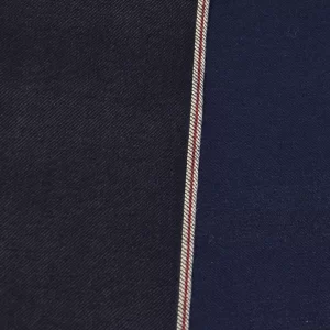 8Oz Indigo Warp Indigo Weft Selvage Denim Shirt Mateiral Premium Selvedge Denim Fabric Manufacturers W187013 1