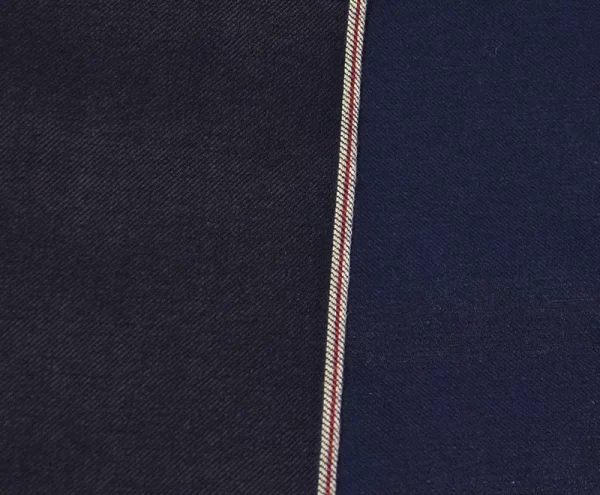 8Oz Indigo Warp Indigo Weft Selvage Denim Shirt Mateiral Premium Selvedge Denim Fabric Manufacturers W187013 1