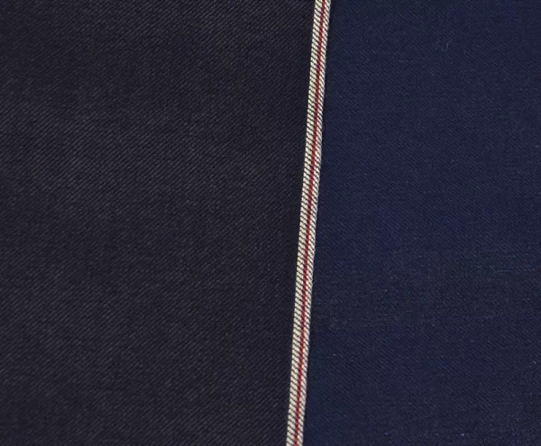 8Oz Indigo Warp Indigo Weft Selvage Denim Shirt Mateiral Premium Selvedge Denim Fabric Manufacturers W187013 - Image 2