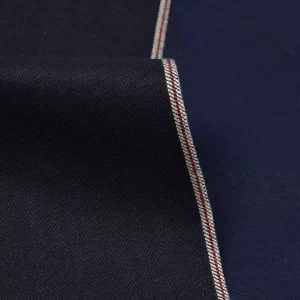 8Oz Indigo Warp Indigo Weft Selvage Denim Shirt Mateiral Premium Selvedge Denim Fabric Manufacturers W187013