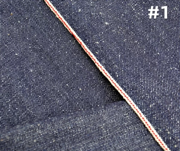 9.5 Oz Selvedge Neppy Denim Dresses Material Selvage Straight Leg Raw Denim Good American Jeans Fabric W187117 - Image 2