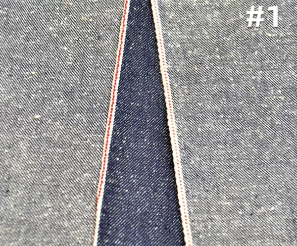 9.5 Oz Selvedge Neppy Denim Dresses Material Selvage Straight Leg Raw Denim Good American Jeans Fabric W187117 - Image 3
