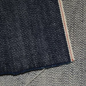 12 3oz Long Jean Shirt Cloth Dark Blue Selvedge Slub Denim Fabric Right Twill Selvage Premium 1