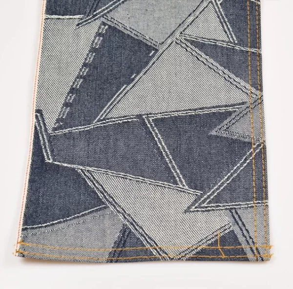 12.4oz Cotton Slub Selvedge Jacquard Denim Fabric Suppliers Upholstery Shoes Selvage Denim Textile Manufacturers W283525DY - Image 5