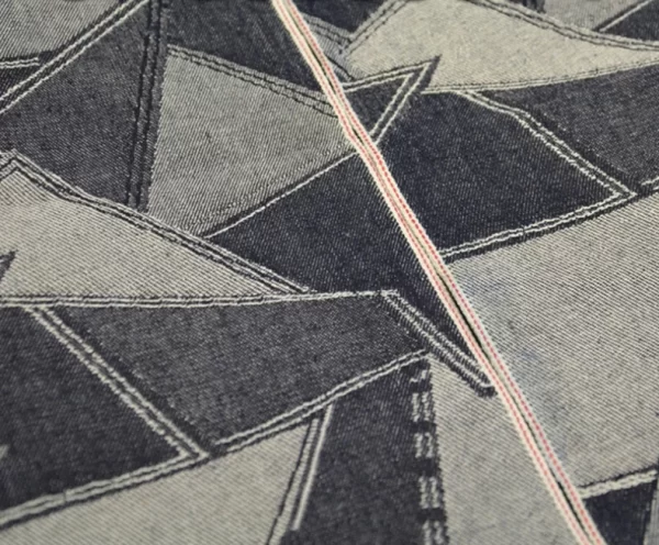 12.4oz Cotton Slub Selvedge Jacquard Denim Fabric Suppliers Upholstery Shoes Selvage Denim Textile Manufacturers W283525DY