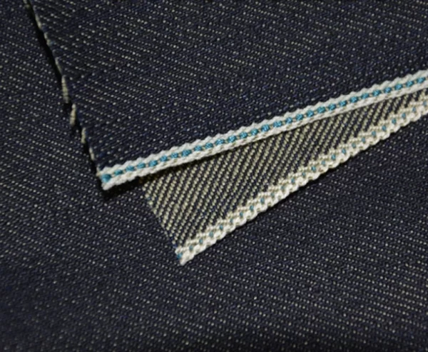12.6oz Polyester Cotton Old Navy Selvedge Jeans Fabric Suppliers Warp Slub Dry True Selvage Denim Textile Manufacturers W282220 - Image 2