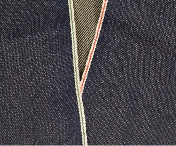 12.6oz Polyester Cotton Old Navy Selvedge Jeans Fabric Suppliers Warp Slub Dry True Selvage Denim Textile Manufacturers W282220