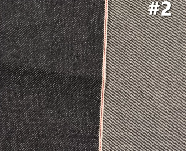12oz Selvage Black Raw Denim Material Suppliers Premium Black Selvedge Jeans Fabric Manufacturers W28752 - Image 3