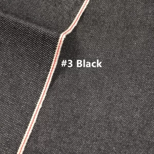 14.5oz Rope Dye Black Selvedge Denim Jeans Fabric Manufacturers Selvage Indigo Denim Jacket Textile Free Shipping W382532