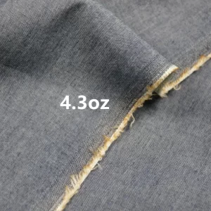 4.3oz Summer Denim Shorts Jean Dresses Fabric 58 Inches Twill Rope Dye Jeans & Top Textile Wholesale By The Yard W184211