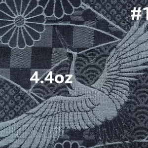 4.4oz Spring Summer Lightweight Denim Jacket Jacquard Fabric Wholesale Premium Jacquard Jeans Cloth Manufacturers W187714DY