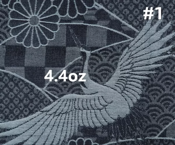 4.4oz Spring Summer Lightweight Denim Jacket Jacquard Fabric Wholesale Premium Jacquard Jeans Cloth Manufacturers W187714DY