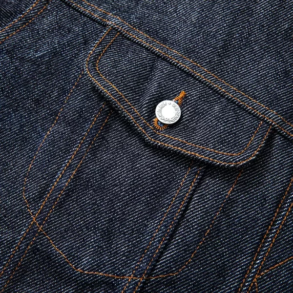 25oz Durable Selvedge Denim Jackets For Men Motorcycle Jeans Jacket Heavy Weight Selvage Denim Coat Men's Winter Jackets - Image 5
