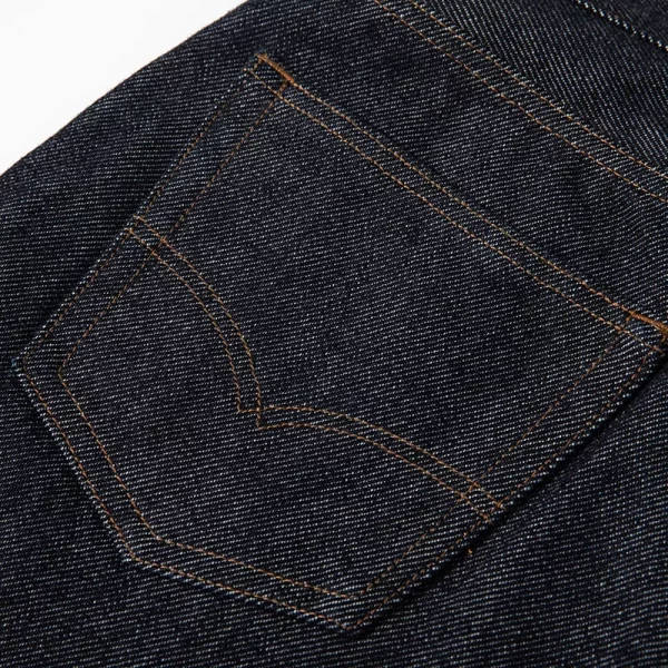 25oz Vintage Mens Selvedge Jeans High Waist Loose Straight Selvedge Denim Jeans Cowboy Motorcycle Pants Thick Selvage Jeans - Image 5
