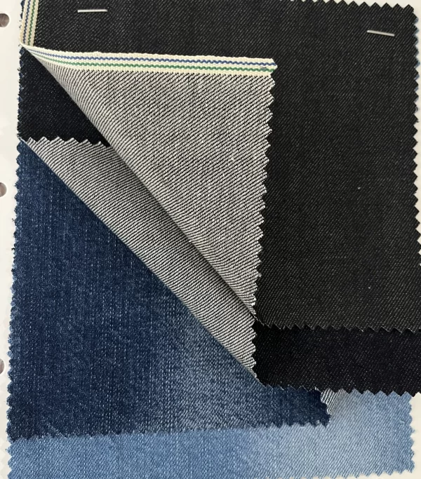 10oz Selvage Denim Textile Blue Green Selvedge Jean Cloth Wholesale Lightweight Selvedge Jeans Fabric By The Yard W1202166