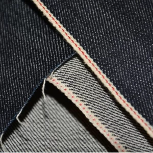 12.8oz Best Selvedge Jeans Slub Raw Selvedge Denim Wholesale Sparkling Red Selvage Jeans Fabric By The Yard Suppliers W28362