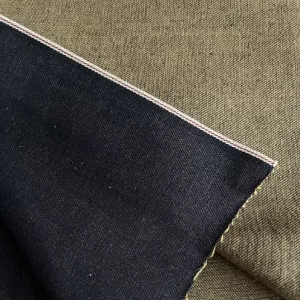 11.6oz Stretch Selvedge Denim Fabric Manufacturers Weft Yarns Dark Yellow Raw Denim Material By The Yard Free Shipping W2201274
