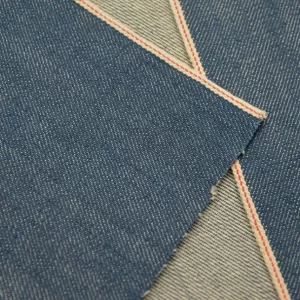 12oz Rope Dye Affordable Selvedge Denim Material Right Hand Twill Slub Denim Jeans Fabric Manufacturers W284622