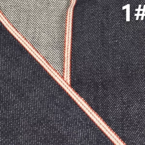 13.3oz Designer Love Style Red Selvedge Denim Fabric Blue Grey Selvage Slub Denim Jeans Cloth For Wathes Shoes Bags W28642