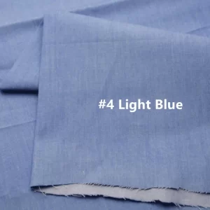 4.9oz Grey Light Blue Cotton Raw Denim Material By The Yard 58 Inch Premium Jeans Fabric Manufacturers W185311n