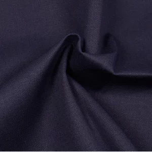 8.4oz Cowboy Shirt Left Hand Twill Raw Denim Material Blue Warp Black Weft Jeans Fabric Suppliers W187413n