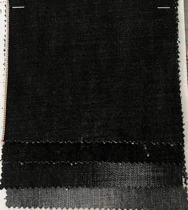 15oz Black Selvedge Denim Fabric Wholesale 3000Yards Stock Selvedge Jeans Cloth By The Yard Jean Selvedge Denim Textile W3301374