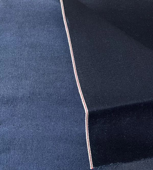20oz Indigo x Royal Blue Custom Selvedge Denim Fabric Manufacturers Selvedge Denim Material Wholesale BlueSelvedge Cloth W361520