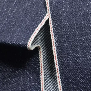 16.4oz Selvadge Sustainable Denim Fabric Manufacturers Selvedge Slubby Denim Bulk Blue Jeans Cloth Wholesale W386030
