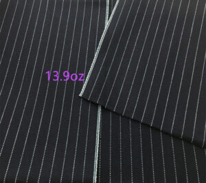 striped selvedge denim fabric