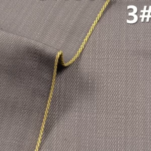 12.5oz Gray Selvedge Denim Fabric By The Yard Premium Gold Line Selvage Jean Jacket Trendy Cloth Material Wholesale W281424
