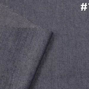 8.6oz Dark Blue Canvas Denim Fabric Wholesale Unwashed Custom Jeans Cloth By Yard For Shirts Dress W1861139nc