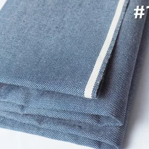 13.5 oz Salvedge Light Blue Raw Denim Material By Yard Double-sided Twill Selvedge Denim Fabric WingFly Textile Custom W287929