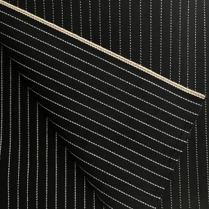 12.6oz Indigo x Black Red Selvedge Wabash Denim Fabric Wholesale Striped Selvage Jeans Cloth Manufacturers By Yard W24192