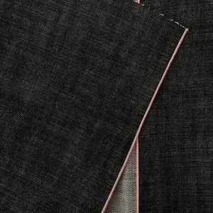 15.7oz Heavyweight Raw Selvedge Denim Fabric By Yard Vintage Unwashed Deep Indigo Pink Salvedge Jeans Cloth Wholesale W366038
