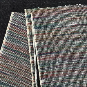 14.8oz Selvedge Rainbow Weft Denim Jeans Cloth Wholesale Vintage Selvage Cotton Denim Fabric By Yard Manufacturers W324031-17