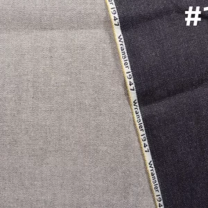12oz Broken Twill Selvage Denim Fabric Wholesale Letter Gold Selvedge Jeans And Denim Textile Manufacturers W285429