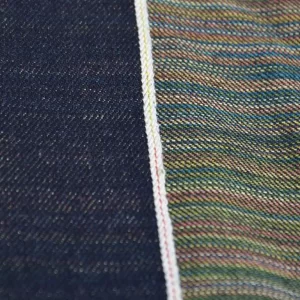 Homepage 4 12oz Slub Denim Rainbow Selvage Jean Fabric Wholesale Price Rainbow Core Selvedge Denim Textile Manufacturers Free Ship W286425