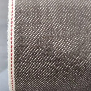 14oz Brown Warp Custom Selvedge Denim Material By Yard WingFly Natural Weft Yarn Selvage Jeans Cloth Manufacturers W244821